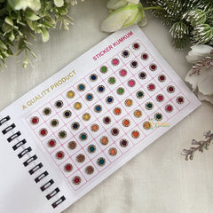 Vriksham LCT Stone Border Bindi Book(300 Bindi)-BB229