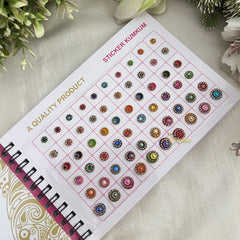 Vriksham LCT Stone Fancy Bindi Book(D NO 30A53)-BB238