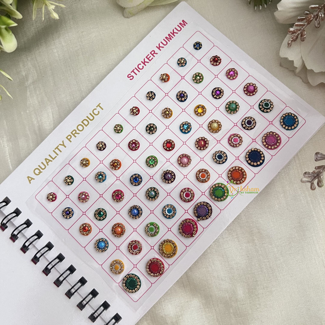 Vriksham LCT Stone Fancy Bindi Book(D NO 30A53)-BB238
