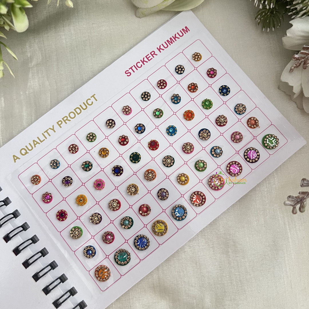Vriksham LCT Stone Fancy Bindi Book(D NO 30A53)-BB238