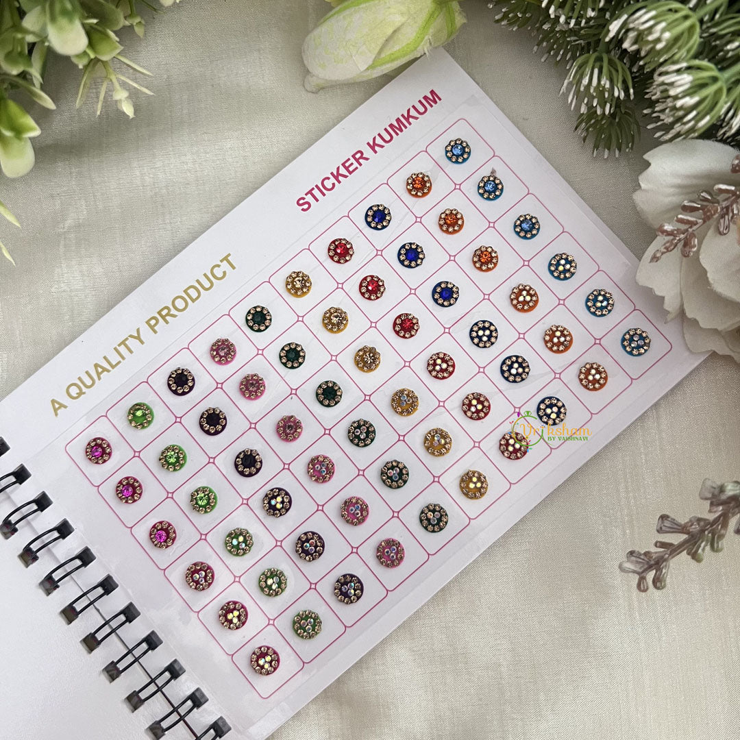 Vriksham LCT Stone Fancy Bindi Book(D NO 30PS1)-BB235