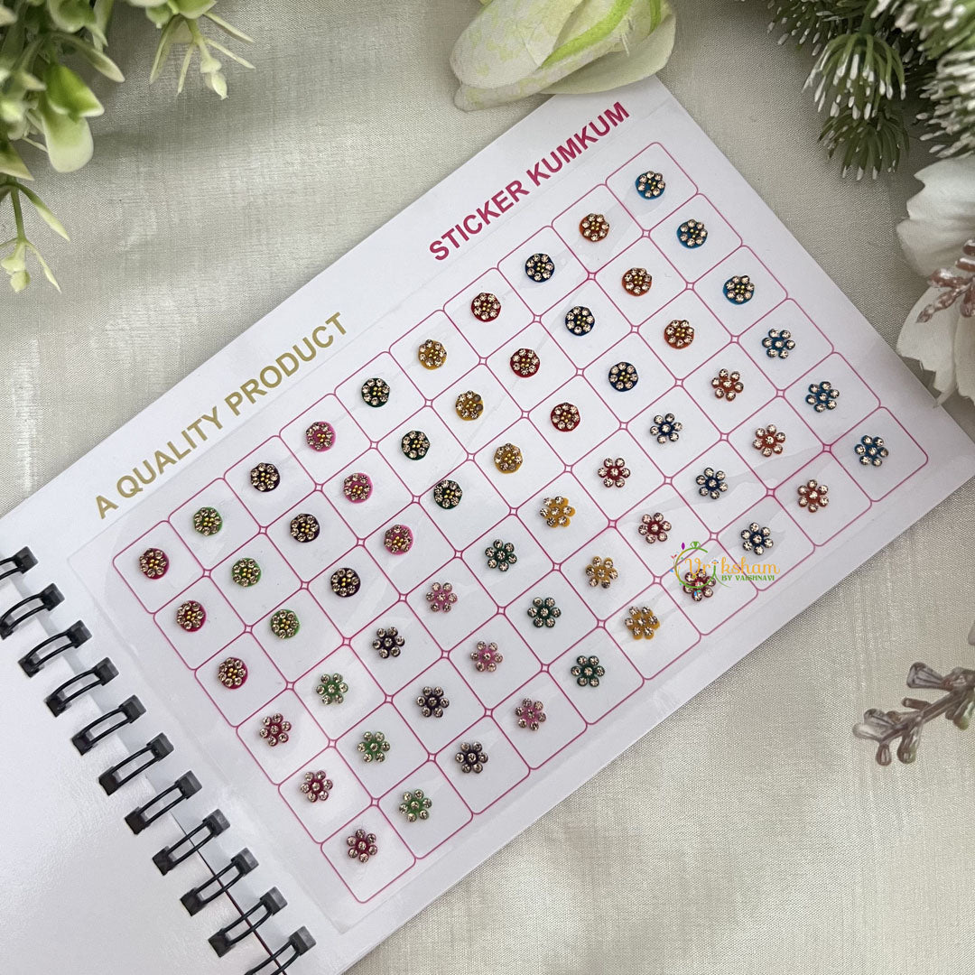 Vriksham LCT Stone Fancy Bindi Book(D NO 30PS1)-BB235