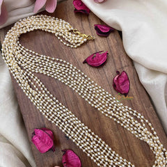 Vriksham Royalty Inspired 8 Layered Pearl Mala-G20099