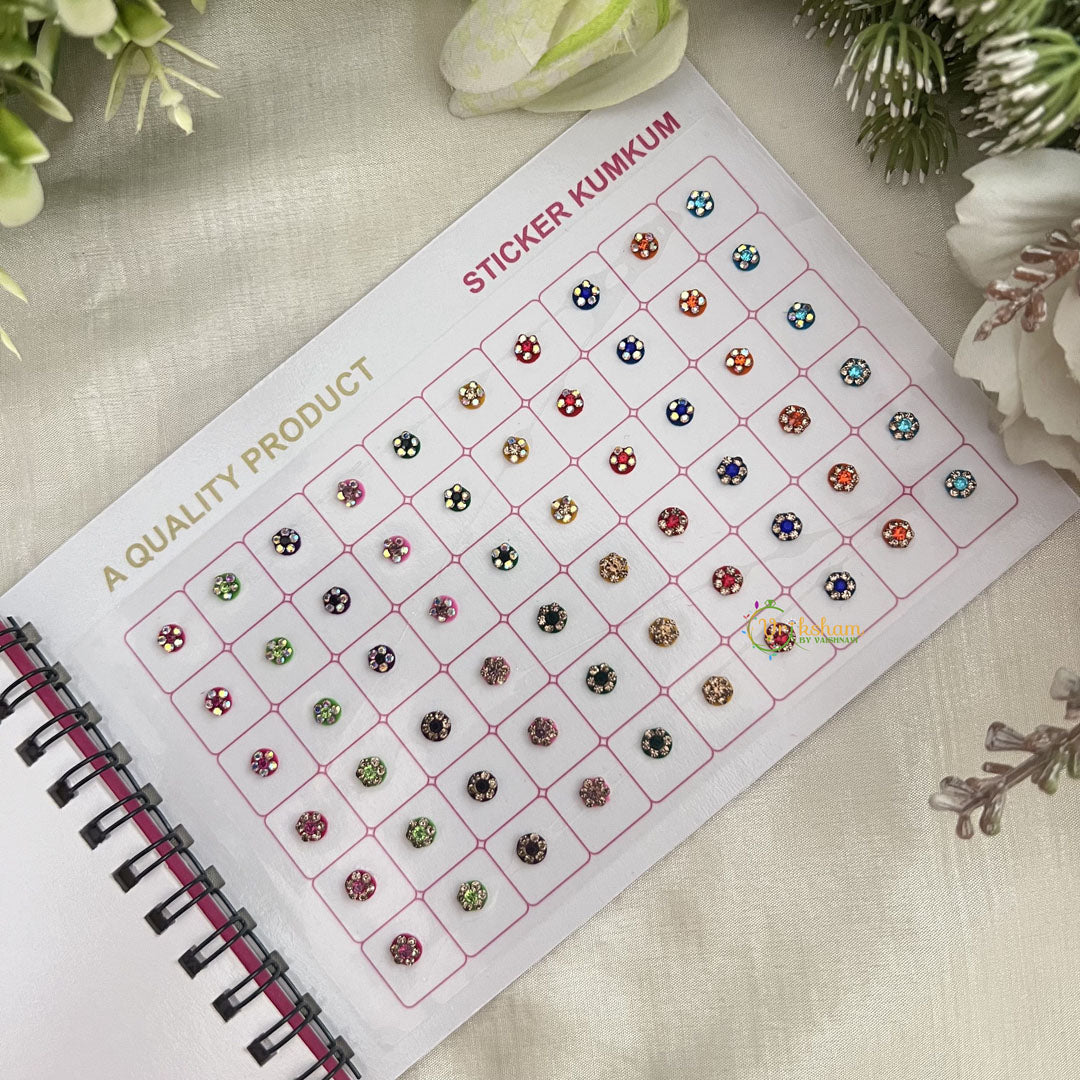 Vriksham LCT Stone Fancy Bindi Book(D NO 30PS1)-BB235