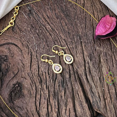 Vriksham Exquisite 3 Tear Drop Invisible Chain-Pastel Pink-G18384