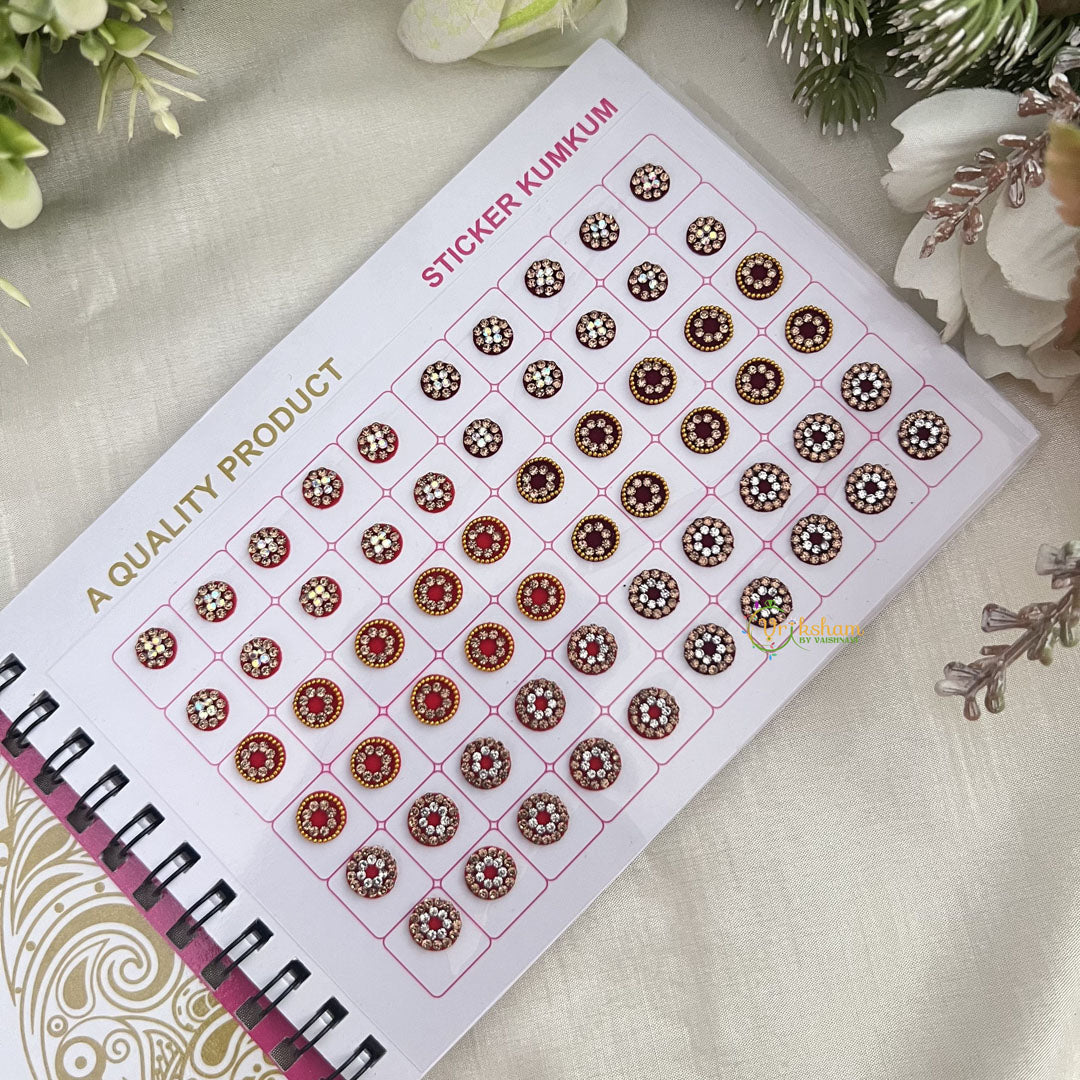 Vriksham LCT Stone Fancy Bindi Book(D NO 30P8)-BB231