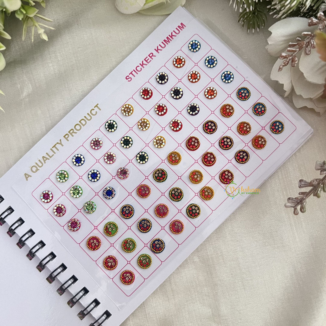 Vriksham LCT Stone Fancy Bindi Book(D NO 30P8)-BB231