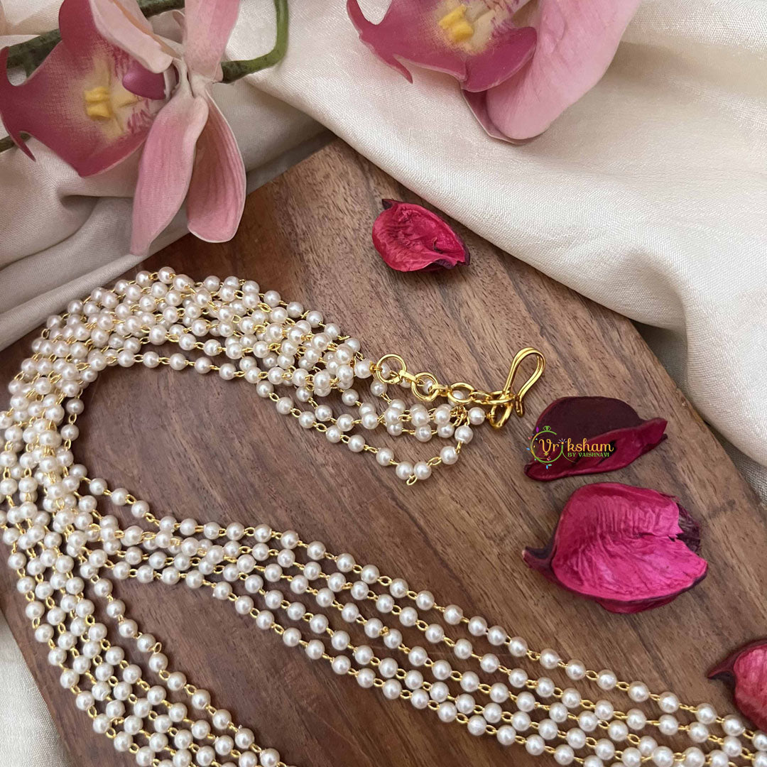Vriksham Timeless 5 Layered Pearl Beaded Mala-G20101