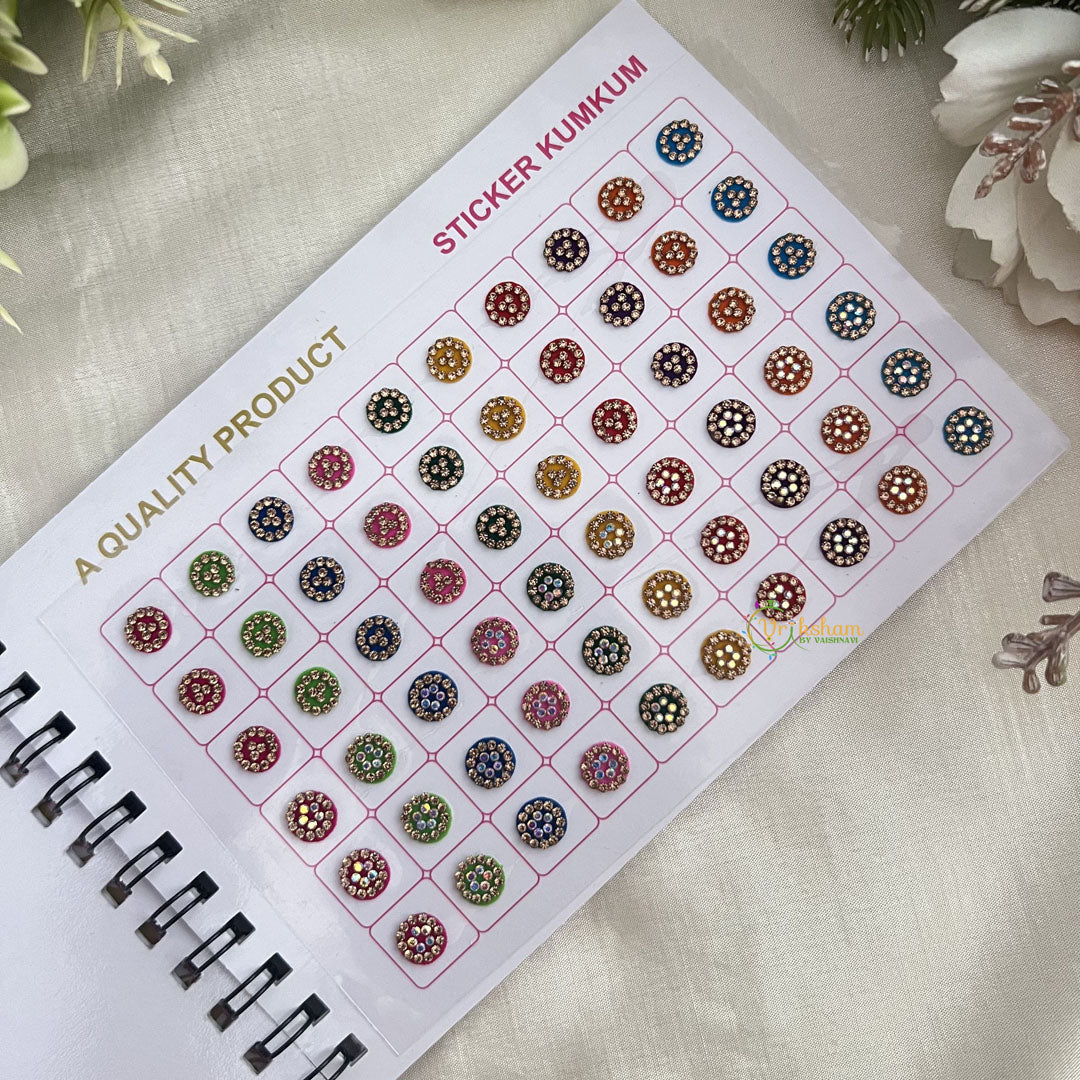 Vriksham LCT Stone Fancy Bindi Book(D NO 30P8)-BB231