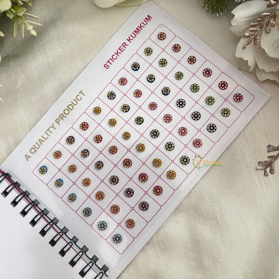 Vriksham LCT Stone Fancy Bindi Book(D NO 30P8)-BB231