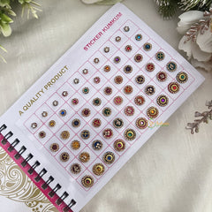 Vriksham LCT Stone Fancy Round Bindi Book(D NO 30B1)-BB234