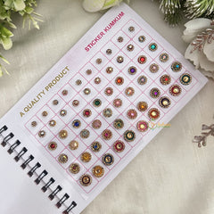 Vriksham LCT Stone Fancy Round Bindi Book(D NO 30B1)-BB234