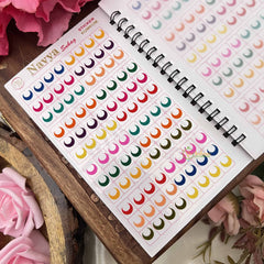 Vriksham Navya Suhag Spiral Bindi Book(960 Bindi Chand Round)-BB327