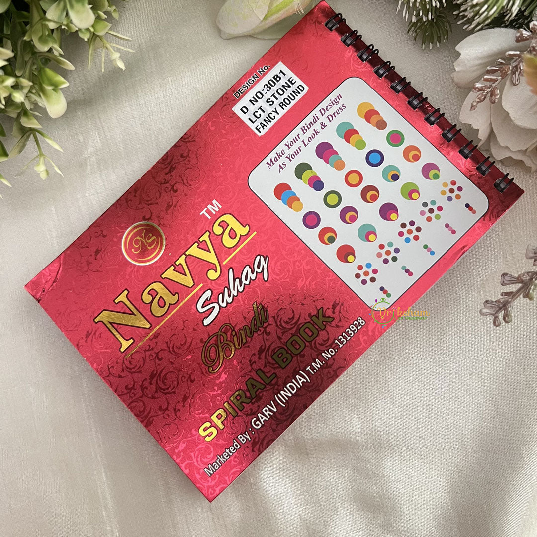 Vriksham LCT Stone Fancy Round Bindi Book(D NO 30B1)-BB234