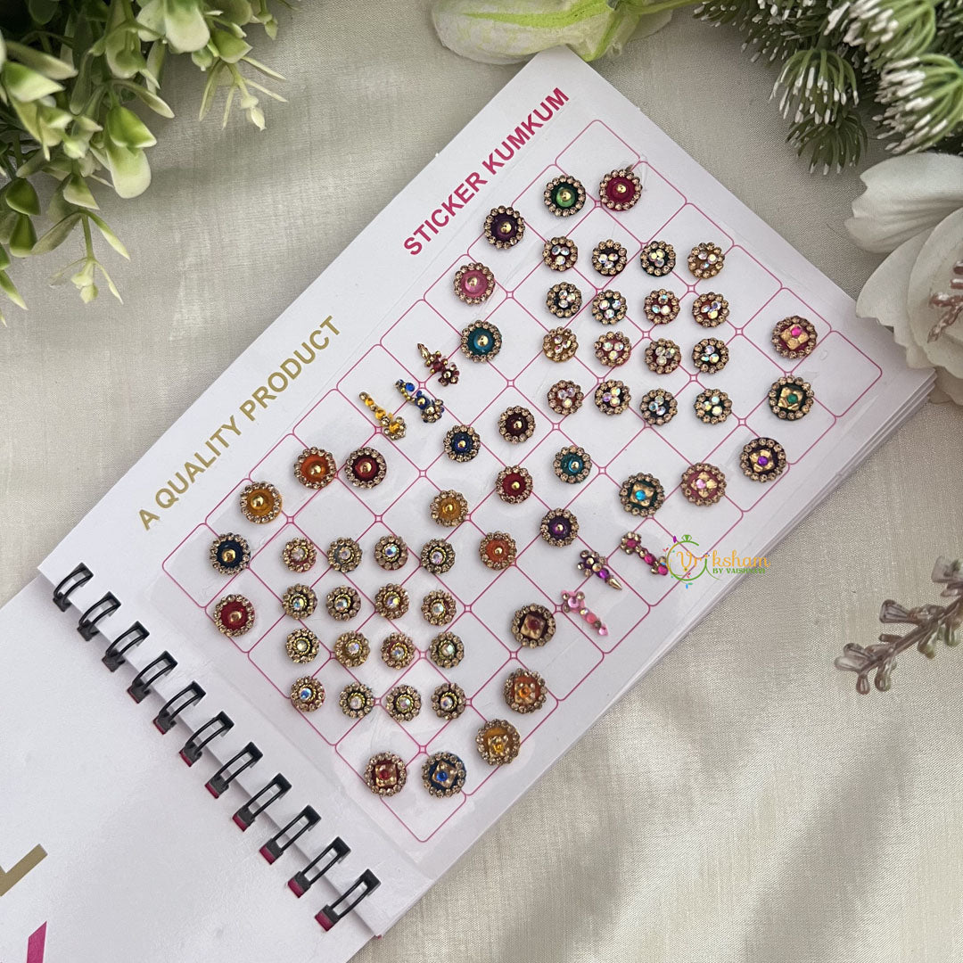 Vriksham LCT Stone Fancy CPR Bindi Book(D NO 30B2)-BB237