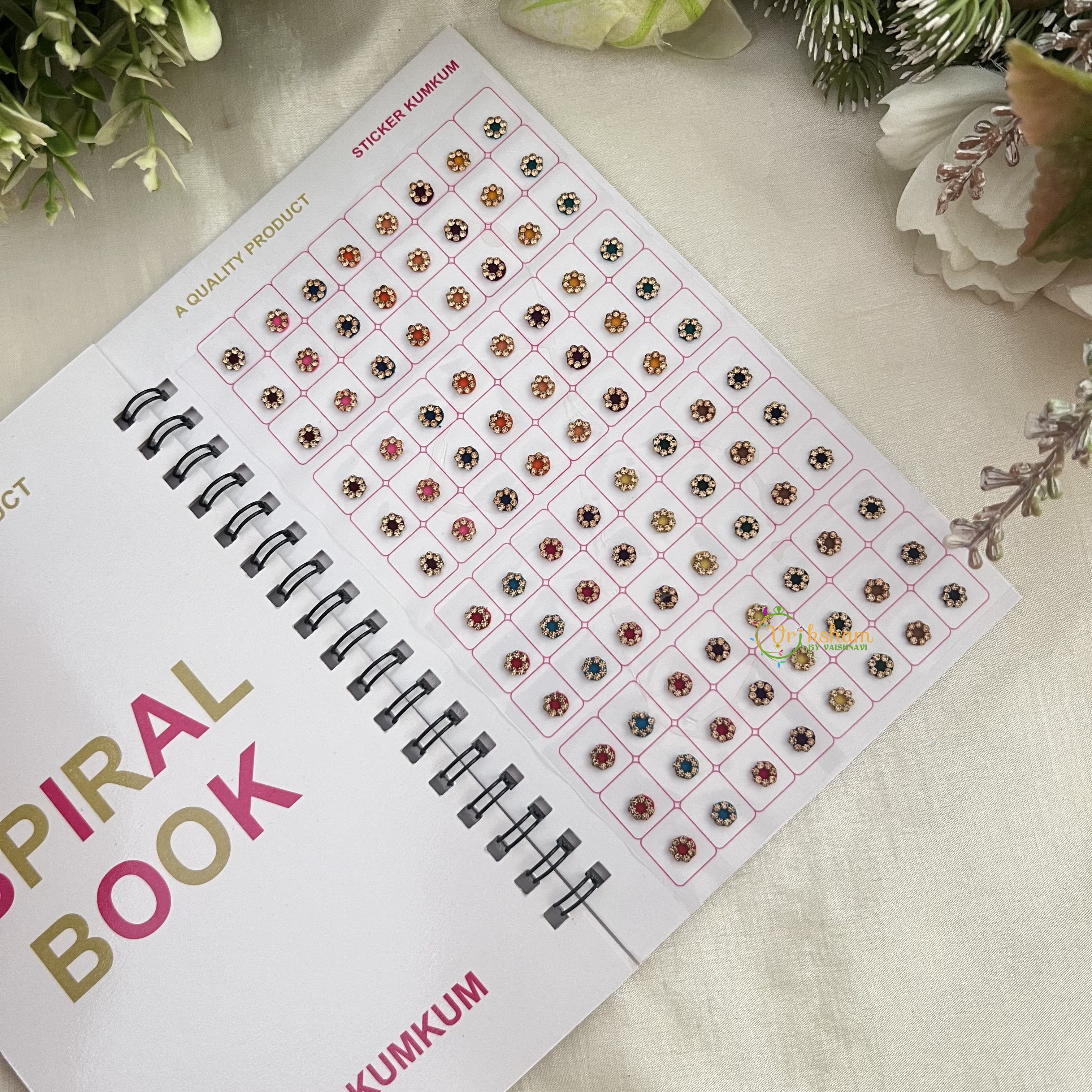 Vriksham LCT Stone Border Bindi Book(480 BINDI)-BB269