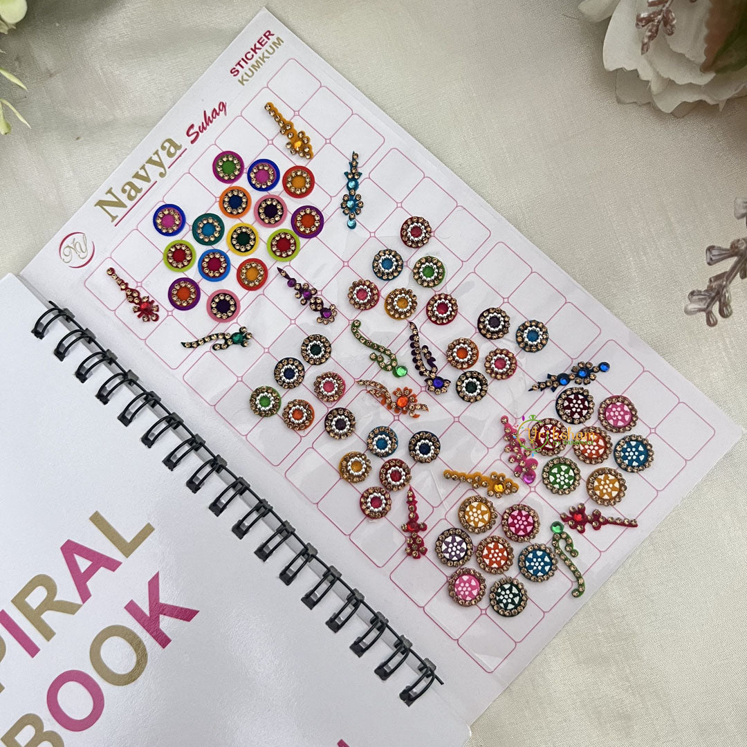 Vriksham LCT Stone Fancy CPR Bindi Book(D NO 48ANEW)-BB267