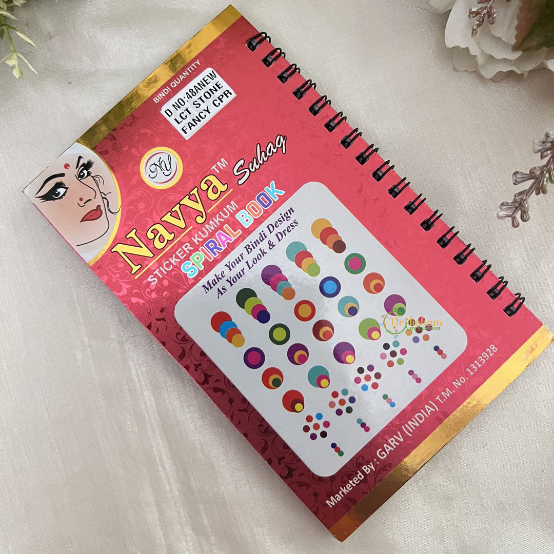 Vriksham LCT Stone Fancy CPR Bindi Book(D NO 48ANEW)-BB267