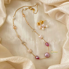 Trendy Beaded Chain Neckpiece-G12130