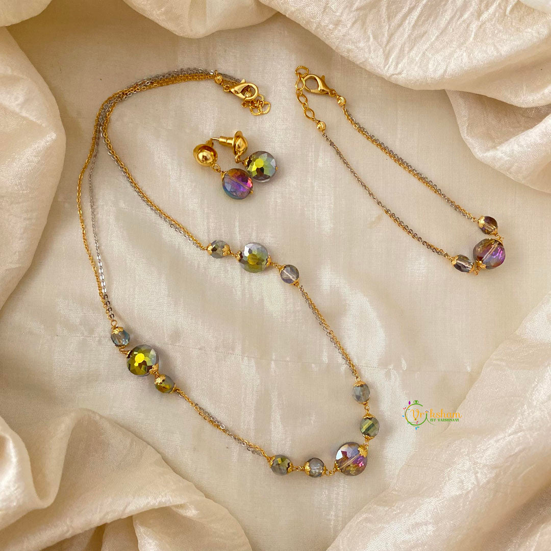 Designer Beaded Chain Neckpiece-G12213