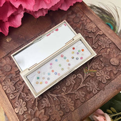 Vriksham Designer Ractangular Compact Bindi Mirror Kit-BB3567