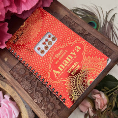 Vriksham Ananya Kunkum Sparkle Spiral Bindi Book-Fancy White-BB3558