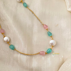 Fancy Beaded Chain Neckpiece -G12111