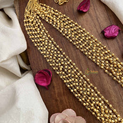 Vriksham Antique 8 Layre Gold Beaded Mala-G20109