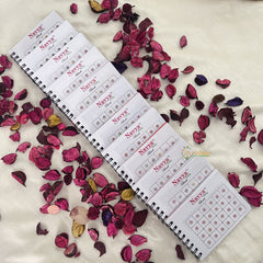 Vriksham Round Shaped Stone Multi Color Bindi Book(Set Of 12 Book)-BB250