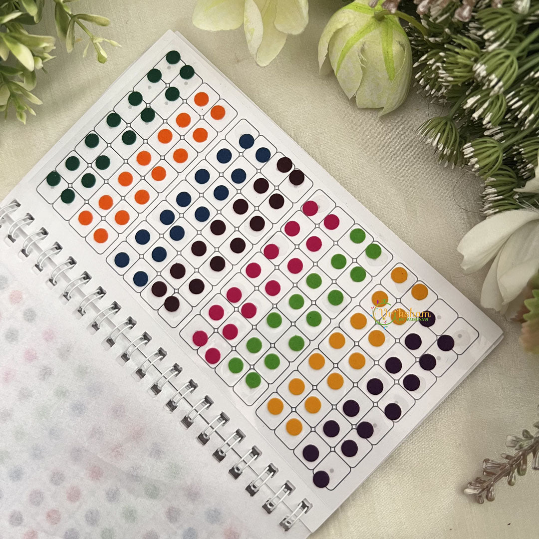 Vriksham Plain Colourful  Vidhi Bindi Book-BB266