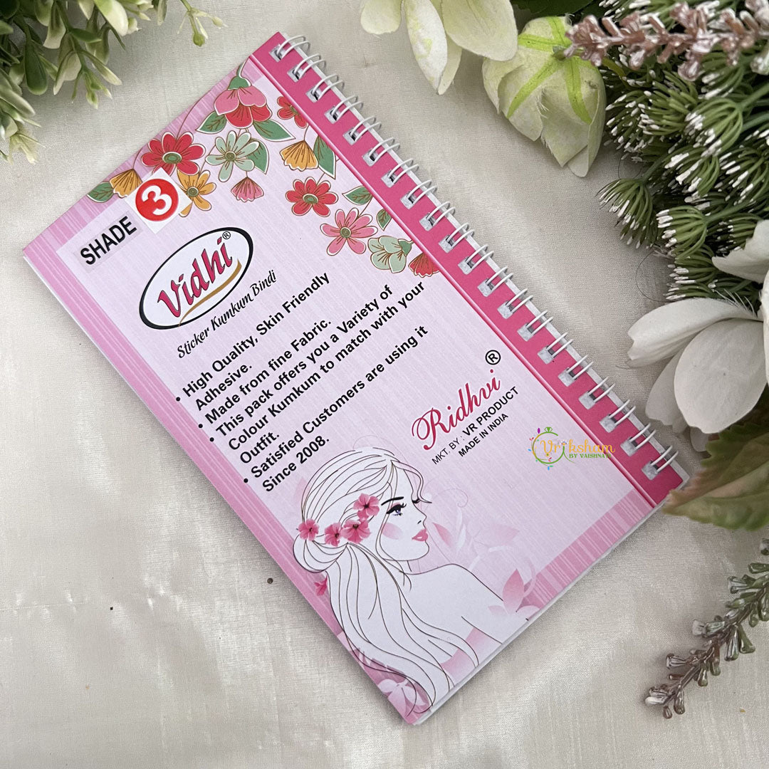 Vriksham Plain Colourful  Vidhi Bindi Book-BB266