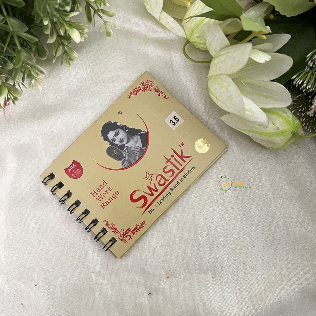 Vriksham Swastik Hand Work Range Bindi Book-BB273
