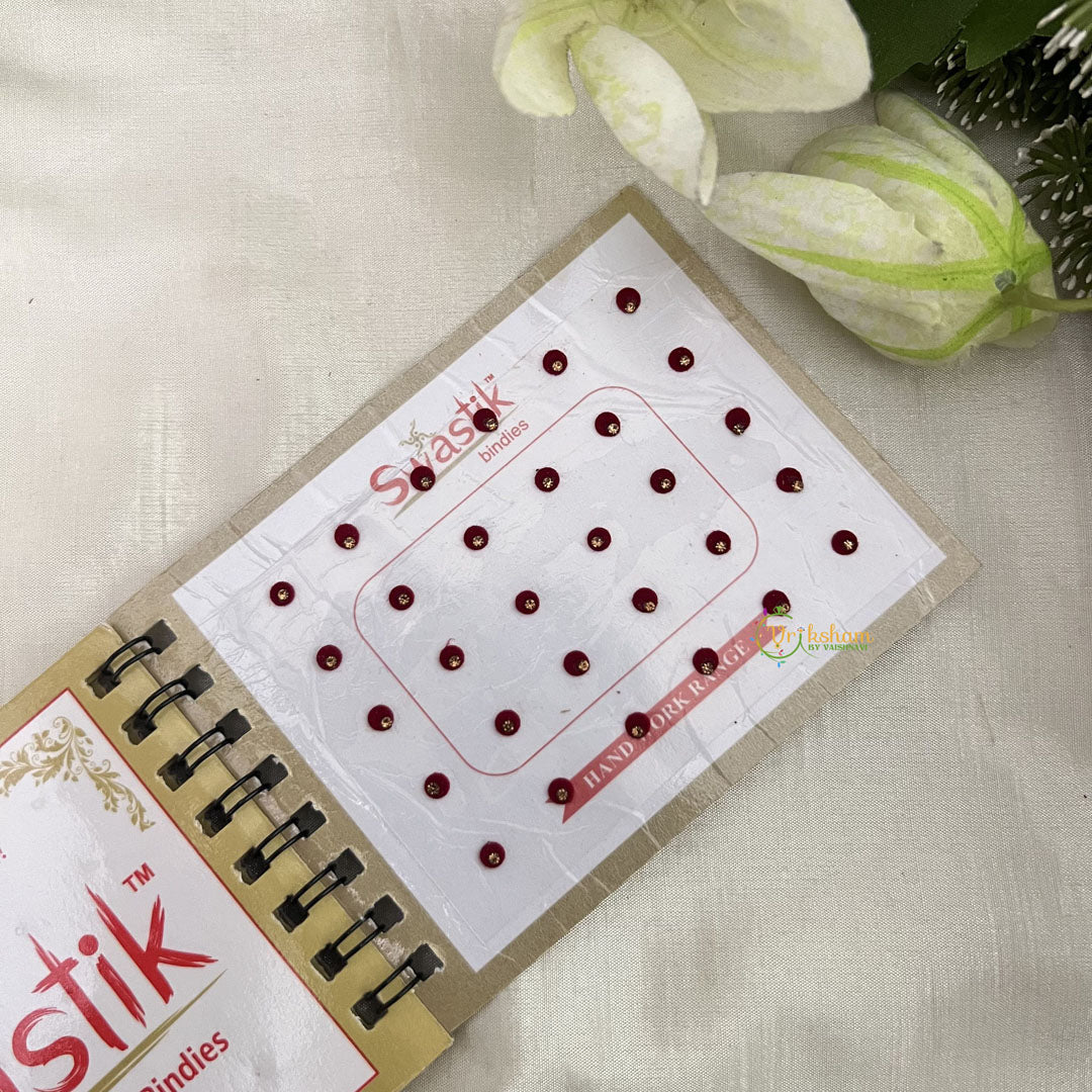 Vriksham Swastik Hand Work Range Bindi Book-BB273