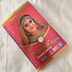 Plain Black Sticker Bindi Book-Navya Suhag-BB139