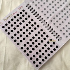 Plain Black Sticker Bindi Book-Navya Suhag-BB139