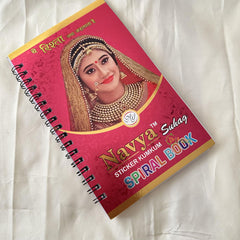Round Shaped Shiny Color Sticker Bindi Book-Navya Suhag-BB135