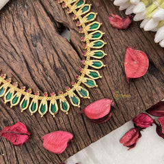 Vriksham Gold Look Alike Naga Padam Short Neckpiece-30 Petals-G17242
