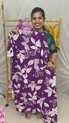 Vriksham Printed Co-ord Set-Purple-VS4414