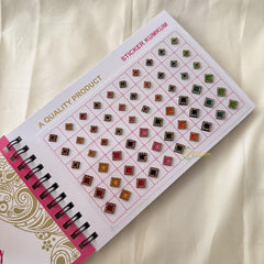 Round Shaped Shaded Color Sticker Bindi Book-Navya Suhag-BB137