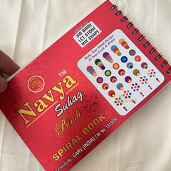 Round Shaped Shaded Color Sticker Bindi Book-Navya Suhag-BB137