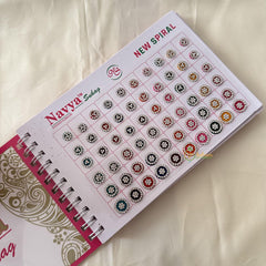 Cocktail Stone Sticker Bindi Book-Navya Suhag-BB140