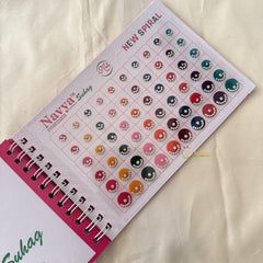 Cocktail Stone Sticker Bindi Book-Navya Suhag-BB140