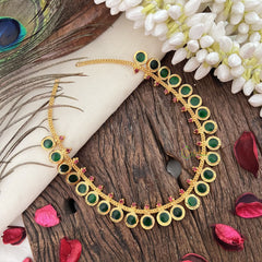 Traditional Kerala Round Palakka Short Neckpiece-G13299
