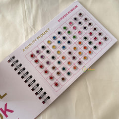 Round Shaped Shaded Color Sticker Small Bindi Book-Navya Suhag-BB138