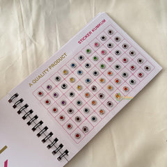 Round Shaped Shaded Color Sticker Small Bindi Book-Navya Suhag-BB138