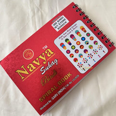 Round Shaped Shaded Color Sticker Small Bindi Book-Navya Suhag-BB138