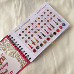 Fancy Black Stone Sticker Bindi Book-Navya Suhag-BB146