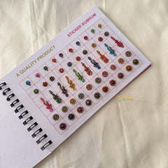 Fancy Black Stone Sticker Bindi Book-Navya Suhag-BB146