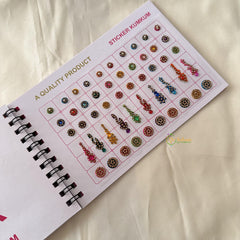 Fancy Black Stone Sticker Bindi Book-Navya Suhag-BB146