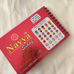 Fancy Black Stone Sticker Bindi Book-Navya Suhag-BB146